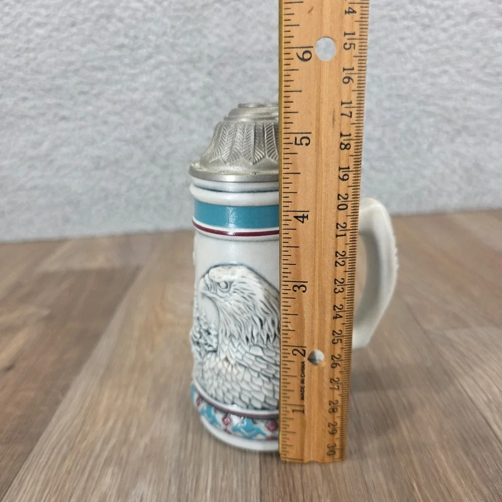 Avon 1990 Endangered Species‎ The Bald Eagle Ceramarte Beer Stein Made in Brazil